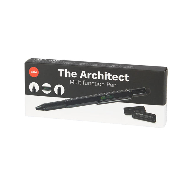 The Architect Black Multi Tool Pen in Box