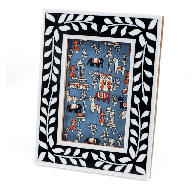 Navy Blue Resin Picture Frame