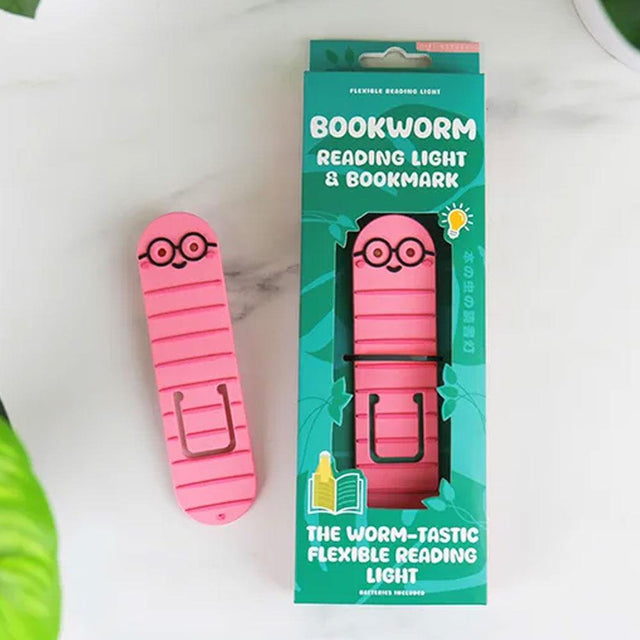 Worm Reading Light and Bookmark