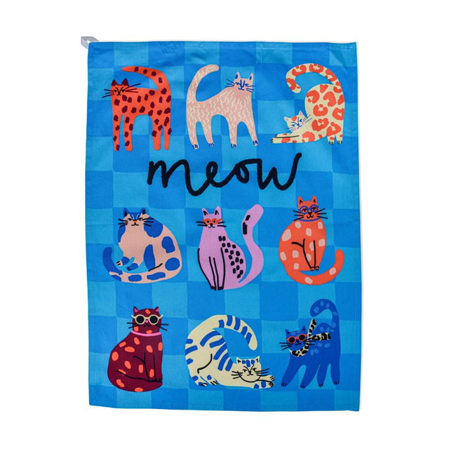 Meow Cats Tea Towel