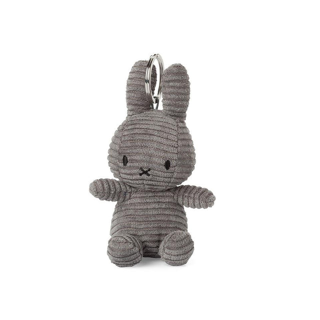 Grey Miffy Corduroy Keyring