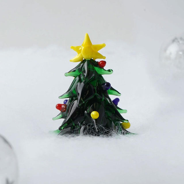 Mini Glass Christmas Tree in Gift Box