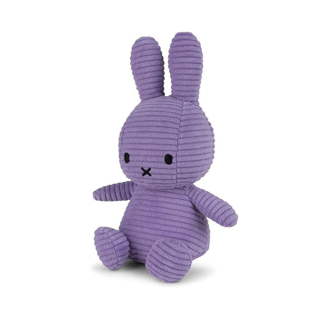 Purple Miffy Corduroy Toy Side Facing