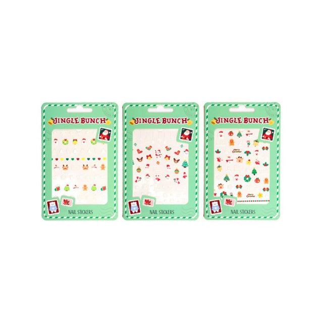 Christmas Self Adhesive Nail Stickers - Assorted Designs