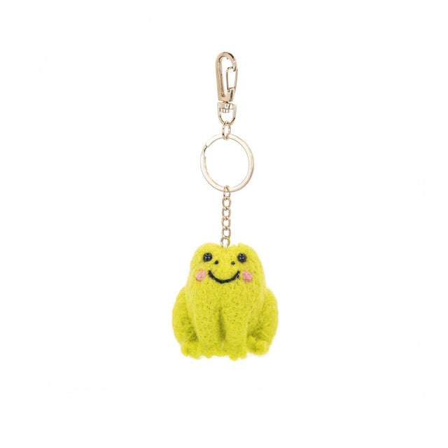 Frog Felt Keyring