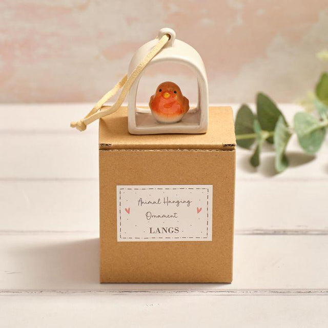 Robin Arch Shaped Ceramic Hanger with Box