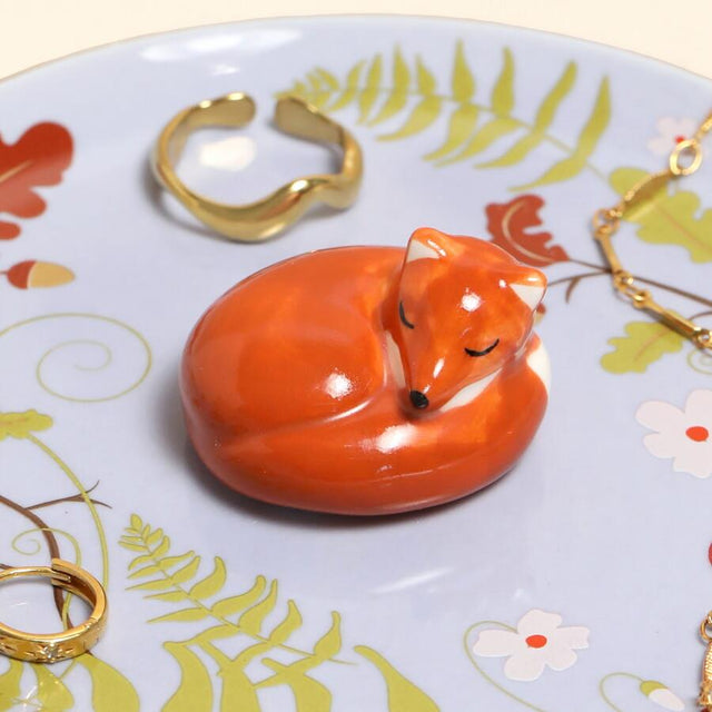 Purple Fox Trinket Dish