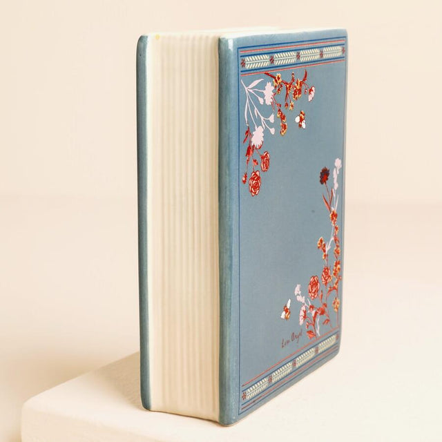 Once Upon A Time Mini Ceramic Book Vase Side Facing