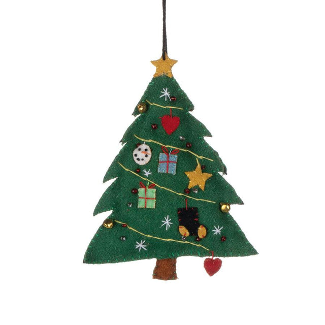 Felt Fabric Christmas Tree Hanging Decoration