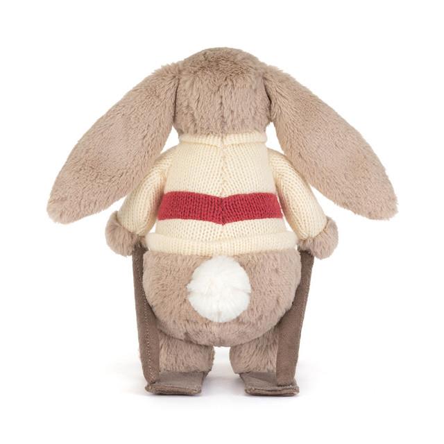 Jellycat Bashful Bunny Gold Medal Ski Outfit Back Facing