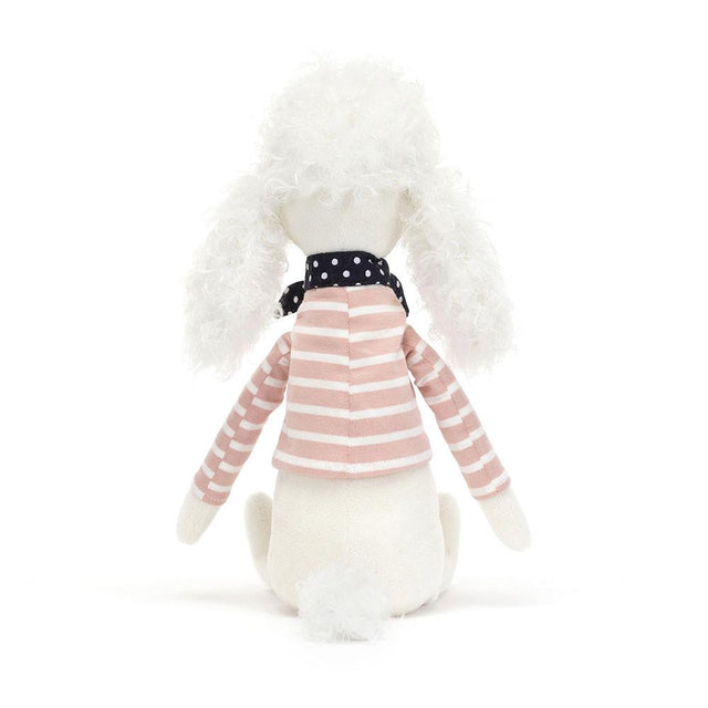 Jellycat Beatnik Buddy Poodle Back Facing