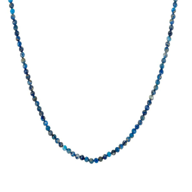 Blue Lapis Lazuli Beaded Necklace