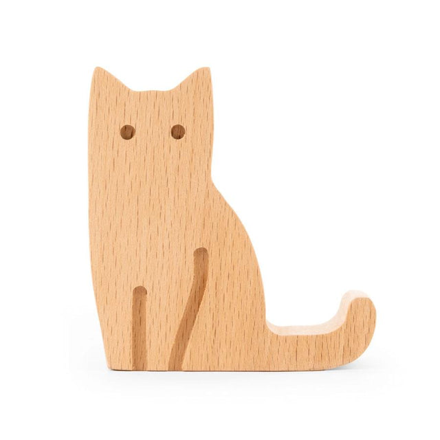 Kikkerland Cat Phone Stand Close Up