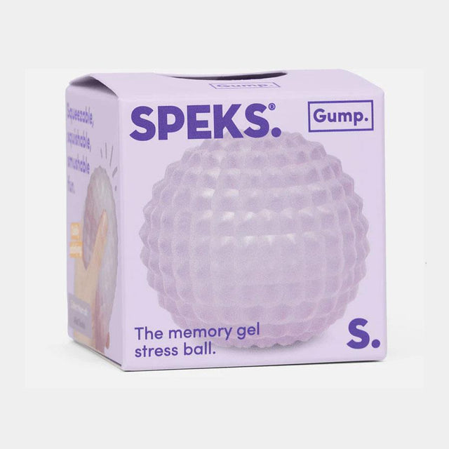 Purple Gump The Memory Gel Stress Ball in Box