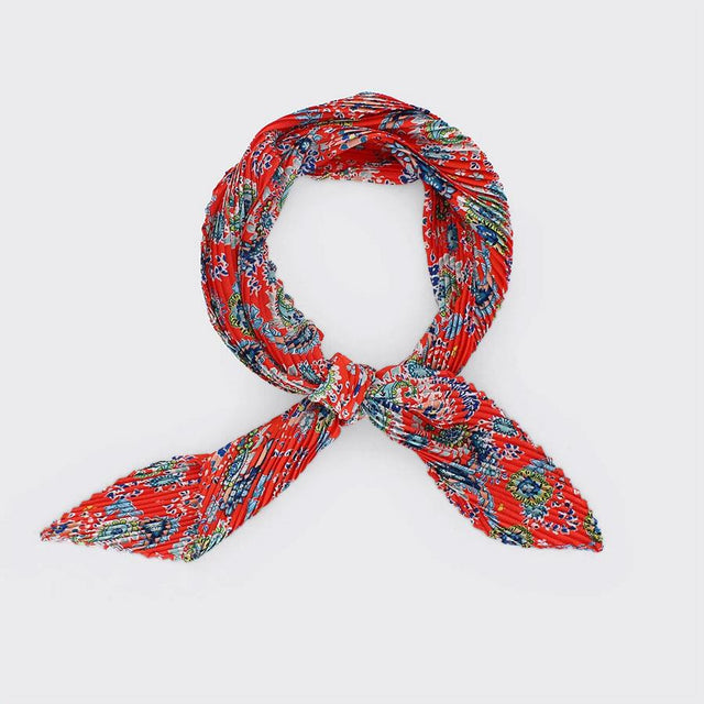 Red Bohemian Long Scarf