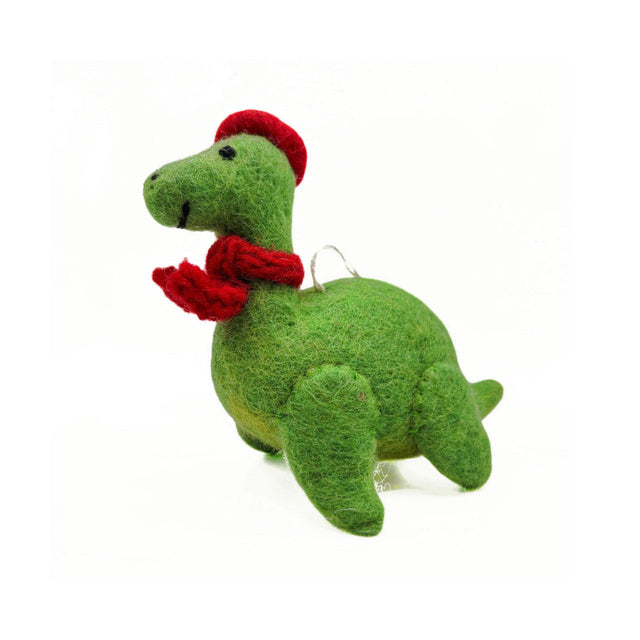 Felt Nessie Decoration with Tam O'Shanter and Scarf