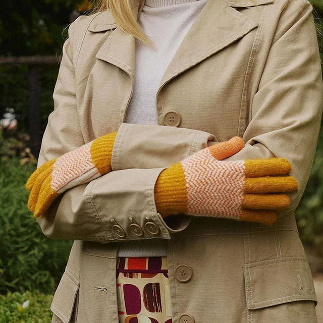 Orange Lara Gloves