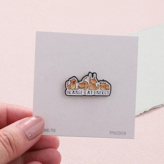 Ginger Cat Energy Pin