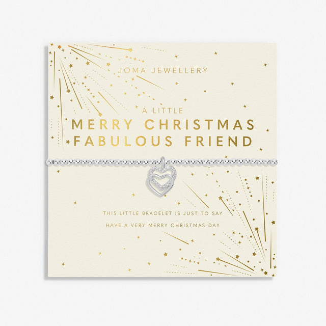 A Little Merry Christmas Fabulous Friend Charm Bracelet