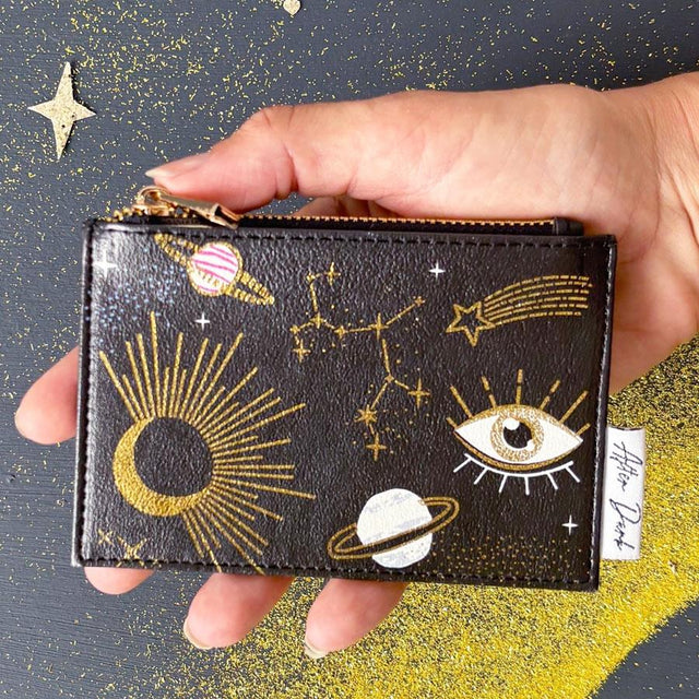 After Dark Celestial Black Zip Purse