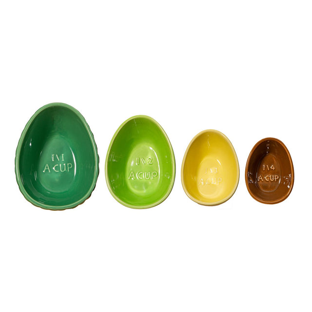 Sass and Belle Avocado Measuring Cups Set Side by Side