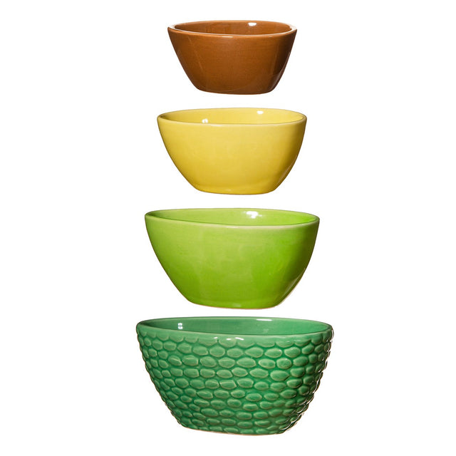 Sass and Belle Avocado Measuring Cups Set Stacked