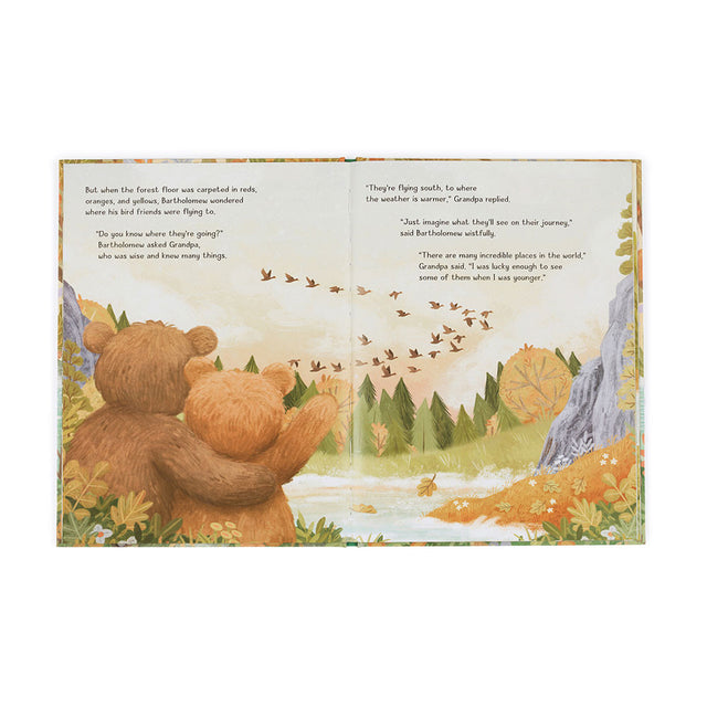 Jellycat It's a Big World Bartholomew Book Illustration