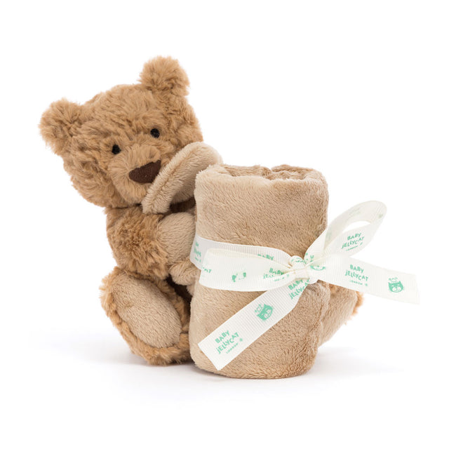 Jellycat Bartholomew Bear Soother Rolled Up