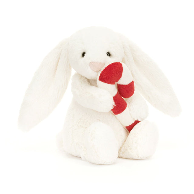 Jellycat Bashful Bunny with Candy Cane