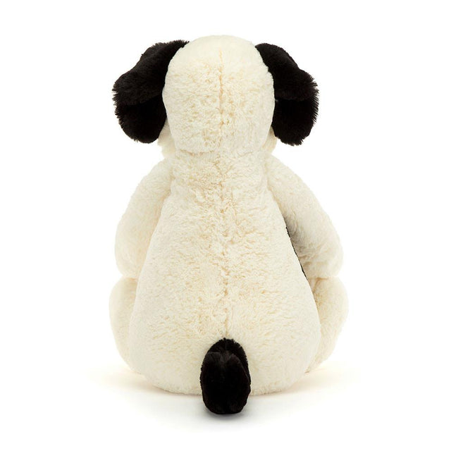 Bashful Black and Cream Puppy Huge Jellycat 3