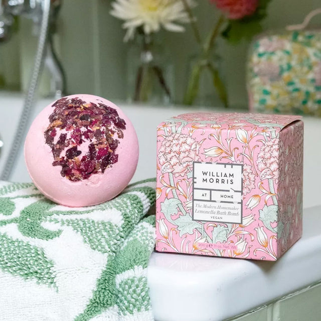 William Morris at Home Rose Petal Bath Bomb