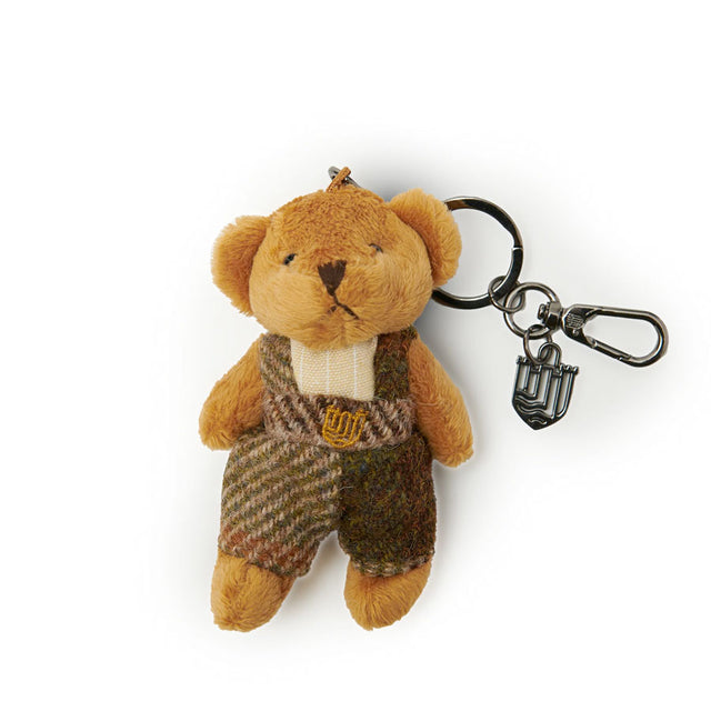 Chestnut Tartan Teddy Bear Keyring