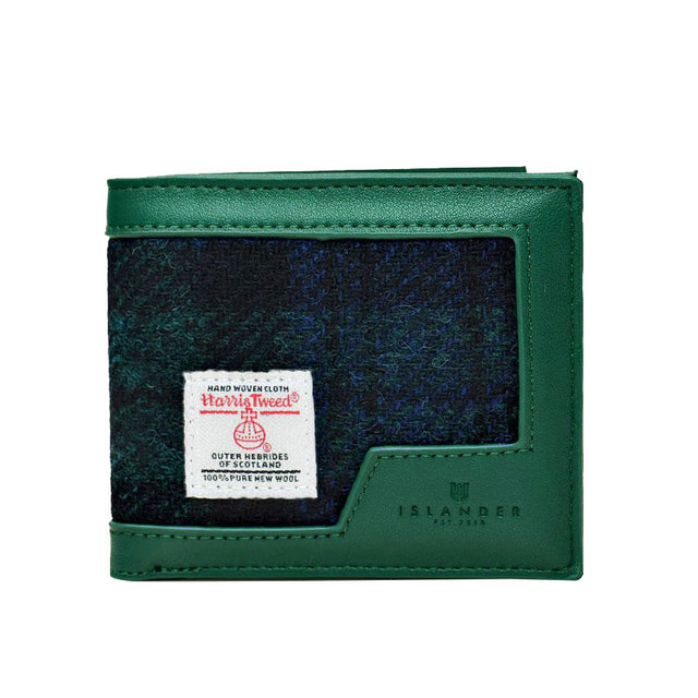 Islander Harris Tweed Black Watch Tartan Men's Wallet