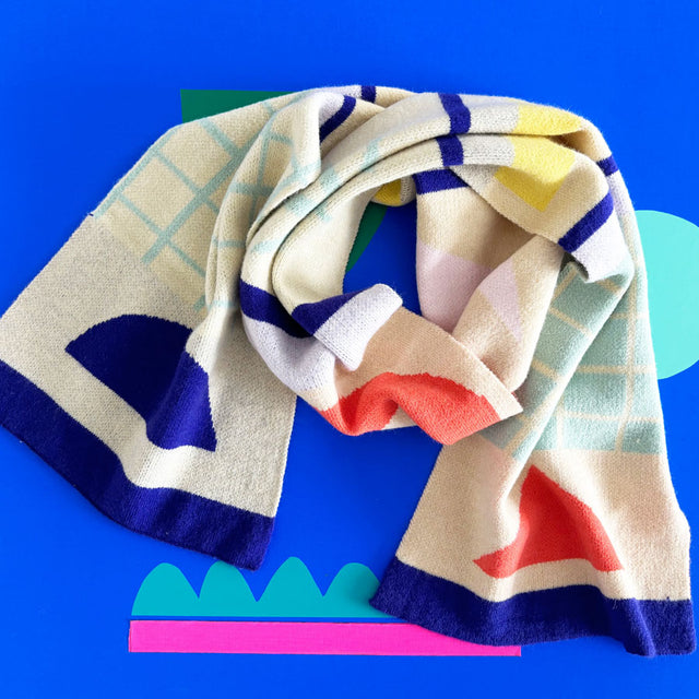 Bloc Abstract Scarf