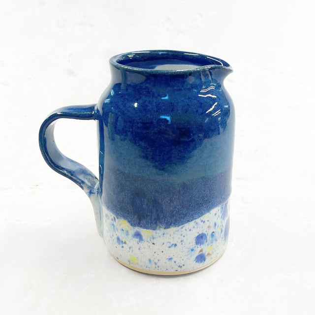 Dark Blue Shoreline Medium Ceramic Jug