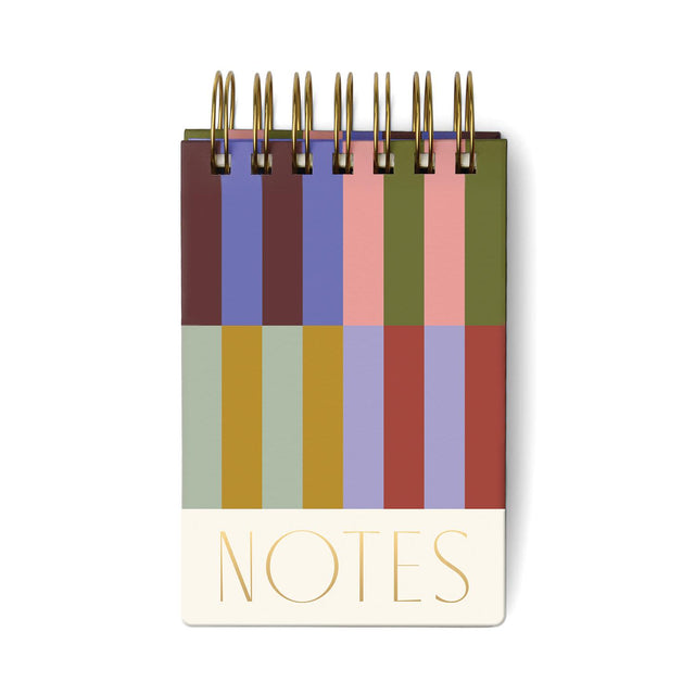 Bold Stripes Twin Wire Chunky Notepad