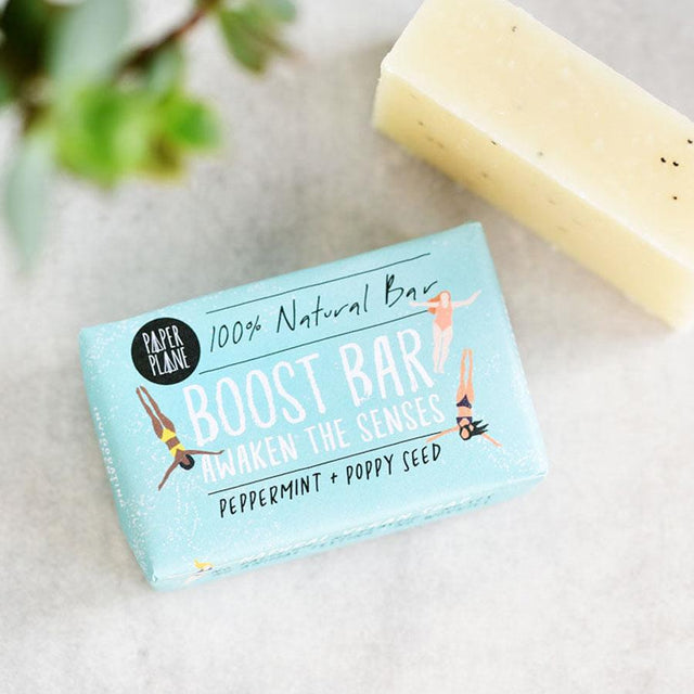 Boost Peppermint & Poppy Seed Soap Bar