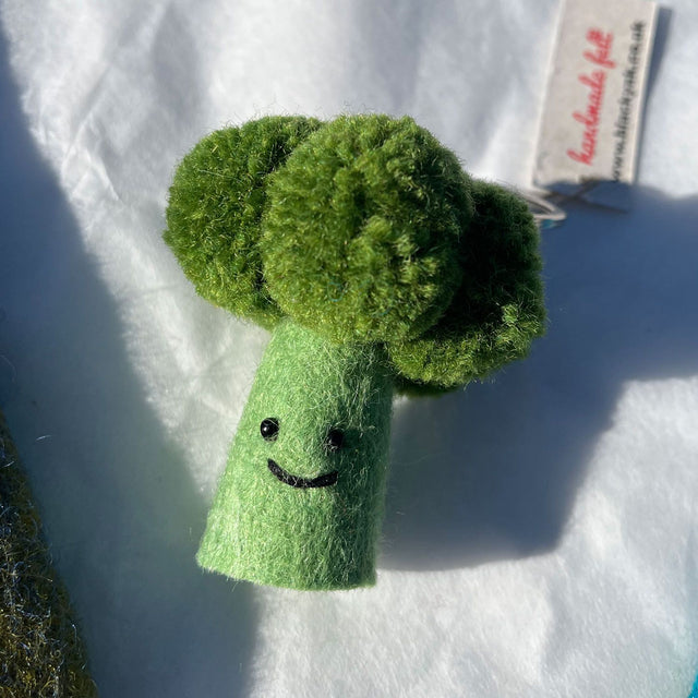 Broccoli Felt Keyring