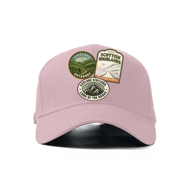 Big Country Scotland Patch Pink Cap