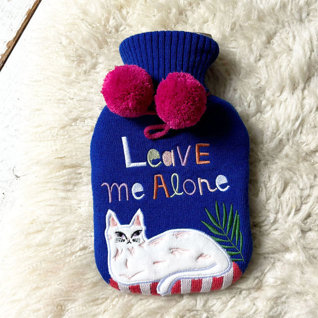 Catnip Hot Water Bottle -  Leave Me Alone