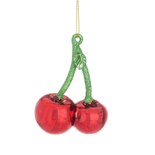 Cherries Shaped Bauble Sass & Belle