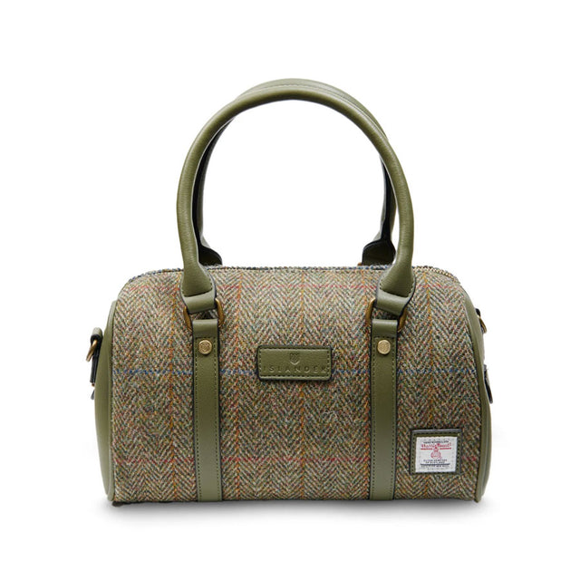 Islander Harris Tweed Chestnut Herringbone Medium Duffel Bag