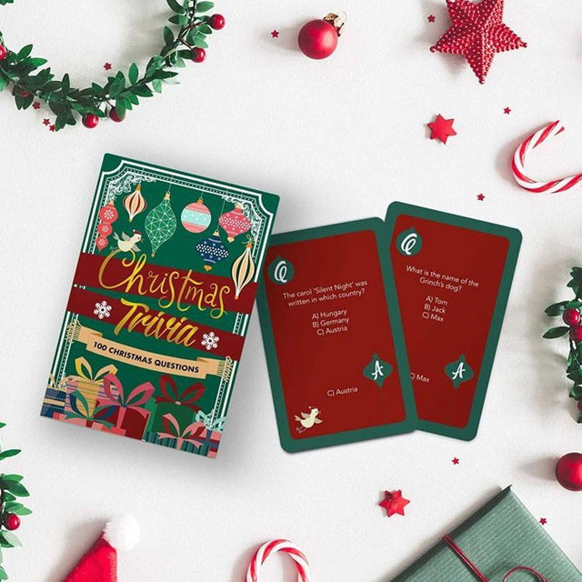 Secret Santa Gift - Christmas Trivia Cards Gift Republic