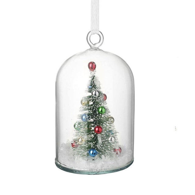 Christmas Tree in Glass Dome Bauble