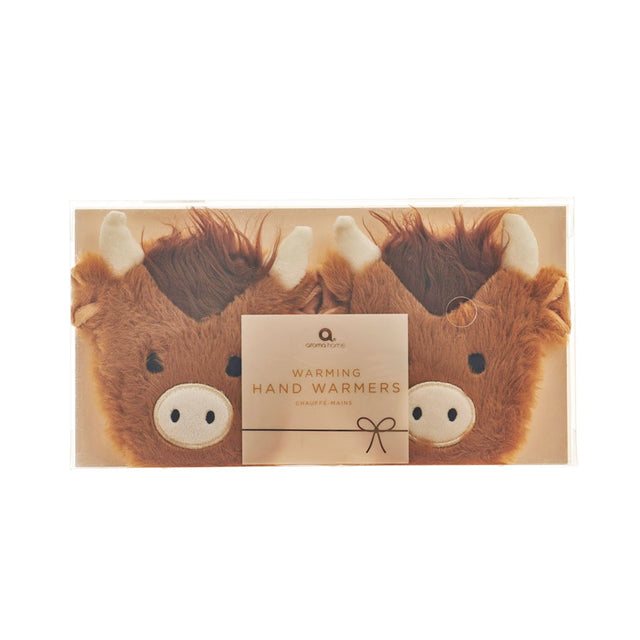 Highland Cow Hand Warmer Set