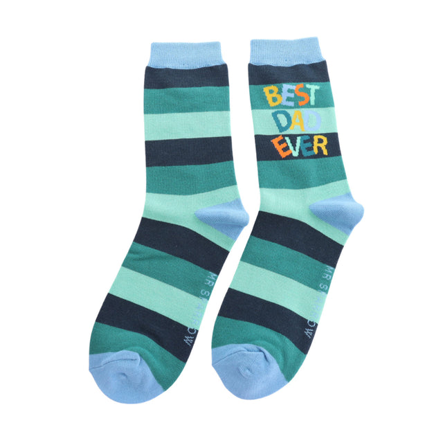 Best Dad Green Men's Socks