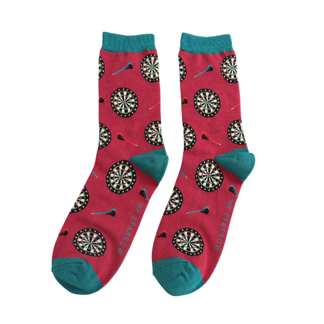 Dart Board Men's Socks in Matchbox