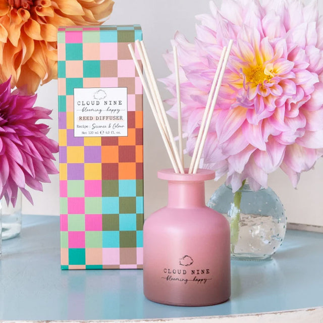 Cloud Nine Blooming Happy Reed Diffuser In Situ