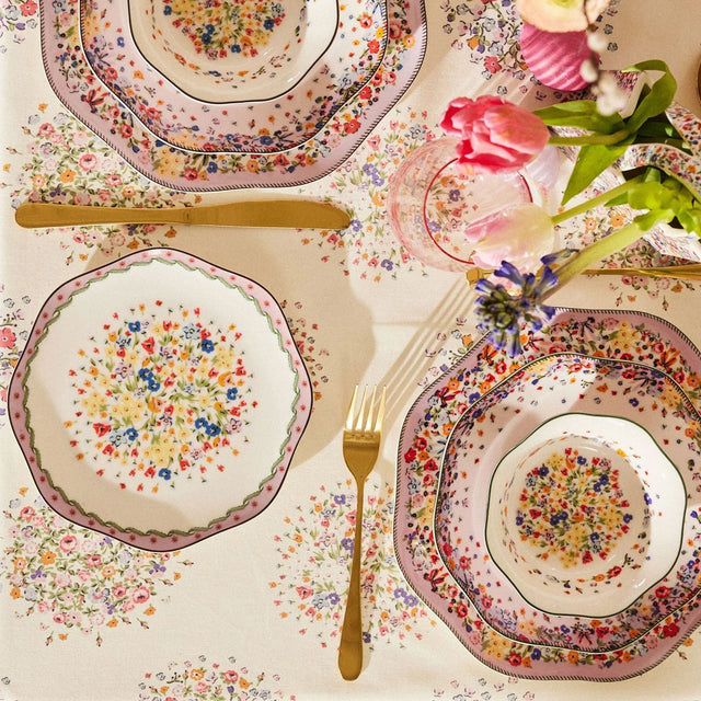 Harmony Ditsy Floral 12 Piece Dinner Set Scene Set