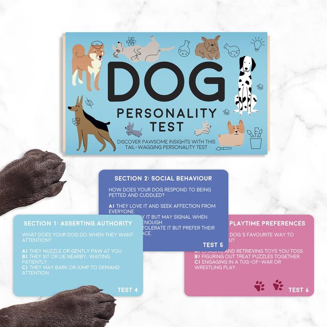 Dog Personality Test Cards